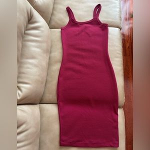 Dynamite Scoop Neckline Midi Dress